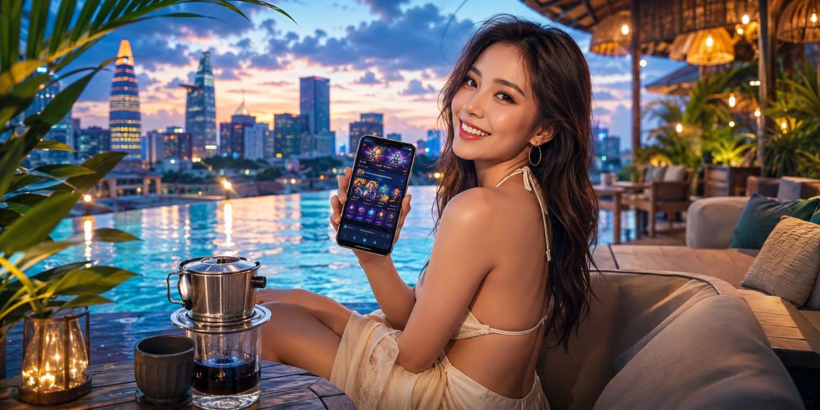 Game thủ tại TP.HCM đặt cược Esports qua app k02 trong quán cà phê